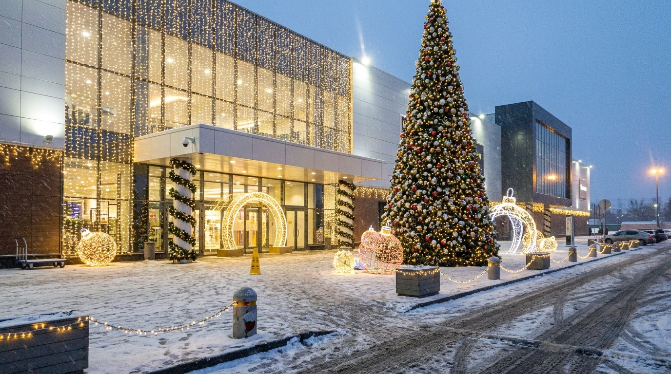 Украшение торговых центров